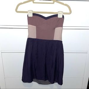 Purple Gray Color Block Urban Outfitters Dress